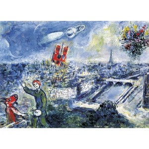 Paryžiaus puokštė Marc Chagall 1000d.